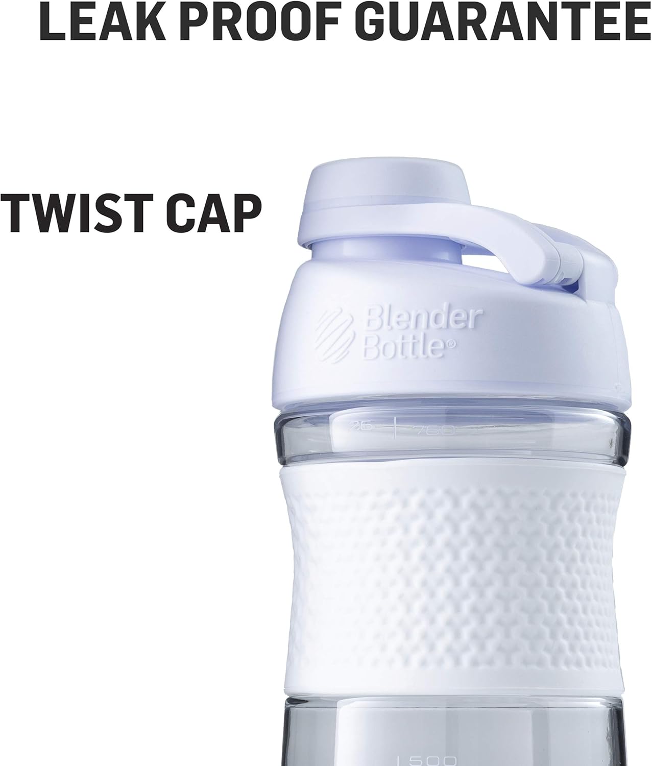 28-Ounce Navy BlenderBottle SportMixer Shaker Bottle for Protein Shakes and Pre Workout