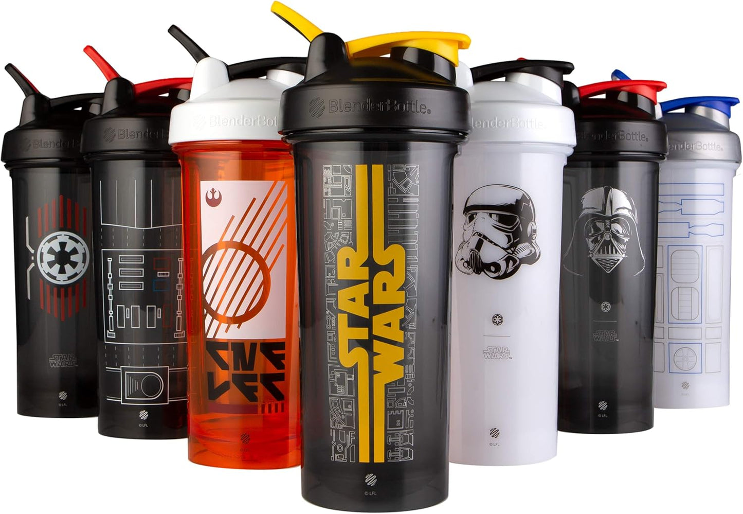 28 oz BlenderBottle Star Wars Shaker Bottle Pro Series - Trench Design - Ideal for Protein Shakes and Pre Workout - Single Pack