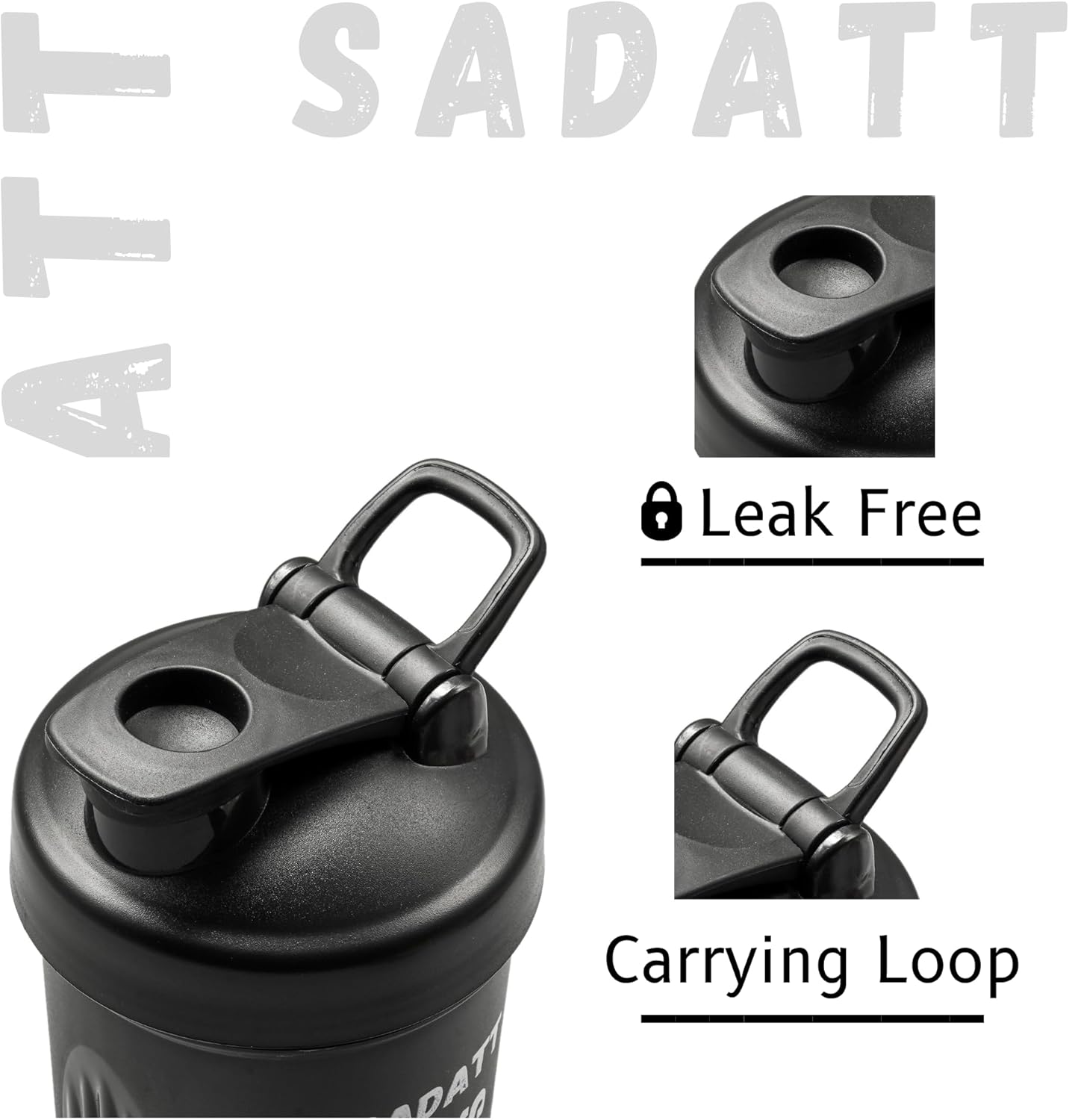 28 oz BPA-Free Protein Shaker Bottle for Gym and Pre-workout - Leak-Proof & Dishwasher Safe