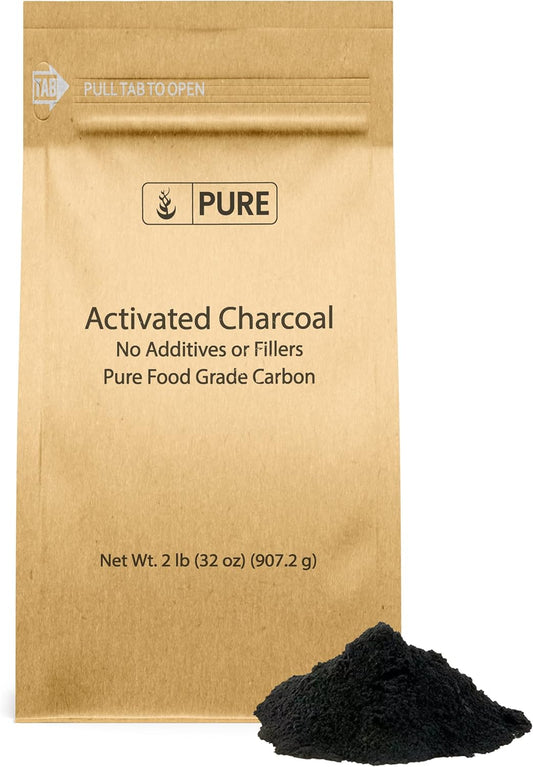 2lb Activated Charcoal Powder - Pure Original Ingredients, Activated Carbon, Vegan, Non-GMO - Detox and Cleanse
