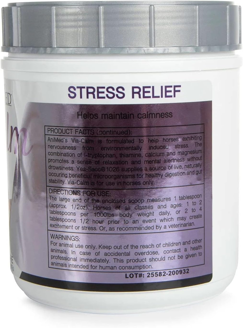 2lb AniMed Vita-Calm Supplement for Horses: Natural Horse Calming Aid