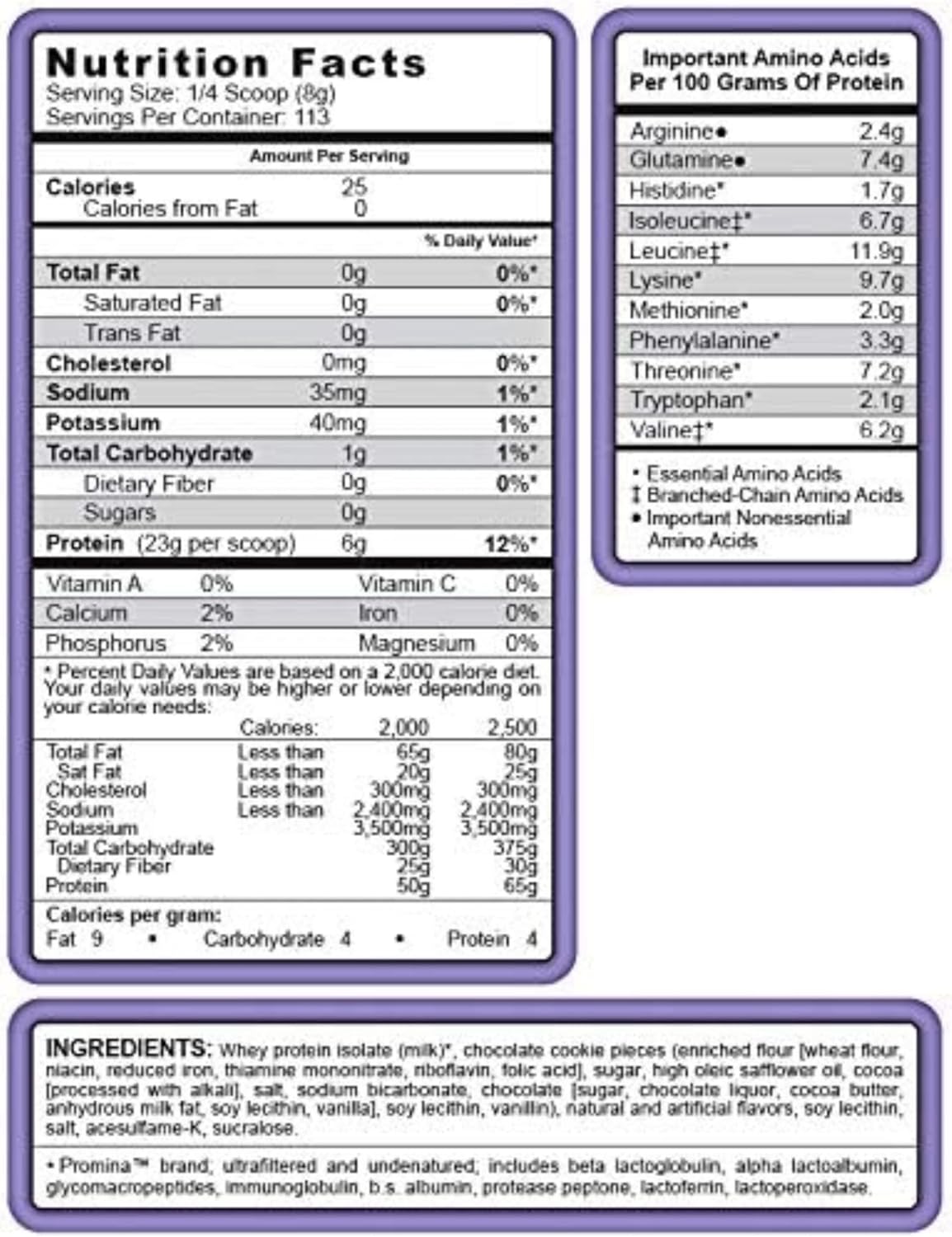 2lb Double Stuffed Cookie Flavor Nectar Sweets Whey Isolate Protein Powder Bundle with Free Worldwide Nutrition Keychain - Gluten and Lactose-Free