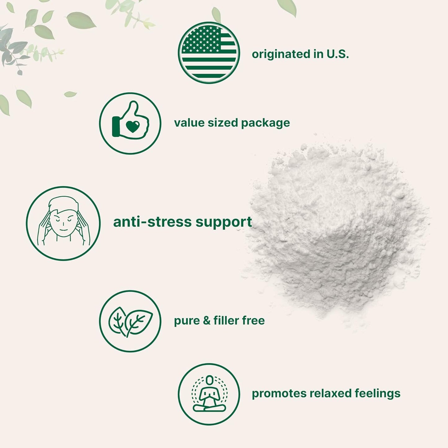 2lb Micro Ingredients Pure Magnesium Citrate Powder - Filler Free, Vegan, for Relaxation and Nutrient Absorption