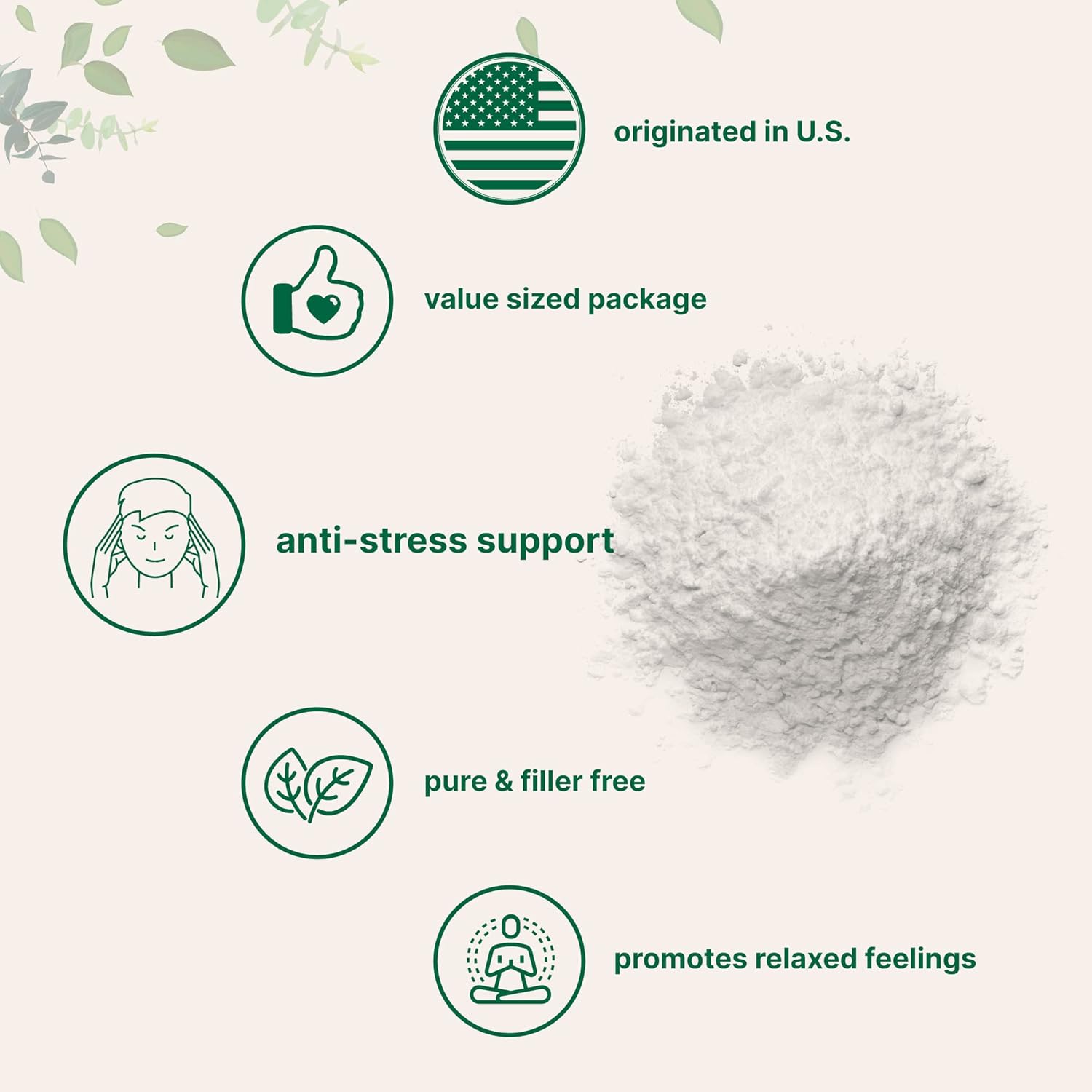 2lb Micro Ingredients Pure Magnesium Citrate Powder - Filler Free, Vegan, for Relaxation and Nutrient Absorption