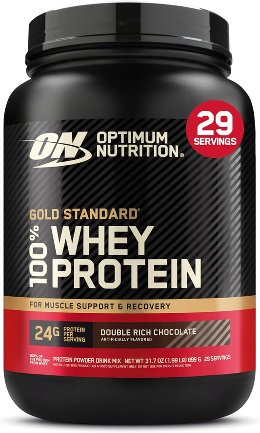 2lb Optimum Nutrition Gold Standard Whey Protein Powder - Double Rich Chocolate