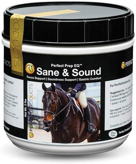 2LB Perfect Prep EQ Sane & Sound Calming Pellets - Ideal Equine Supplement for Gentle Preparation