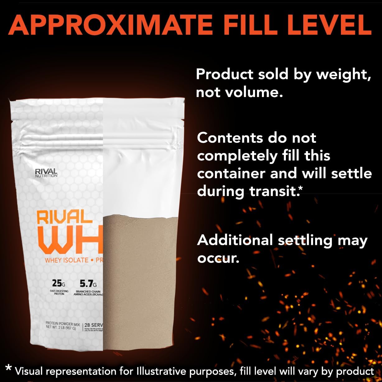 2lb RIVAL NUTRITION Naturally Flavored Whey Protein - Honey Nut Vanilla