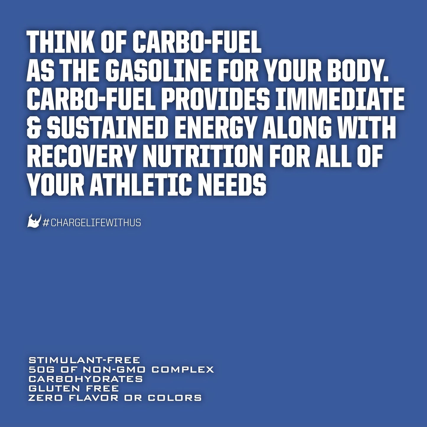 2lb Ryno Power Carbo-Fuel Drink Mix - Stimulant-Free Athletic Performance Fuel - Vegan & Gluten-Free - 20 Servings