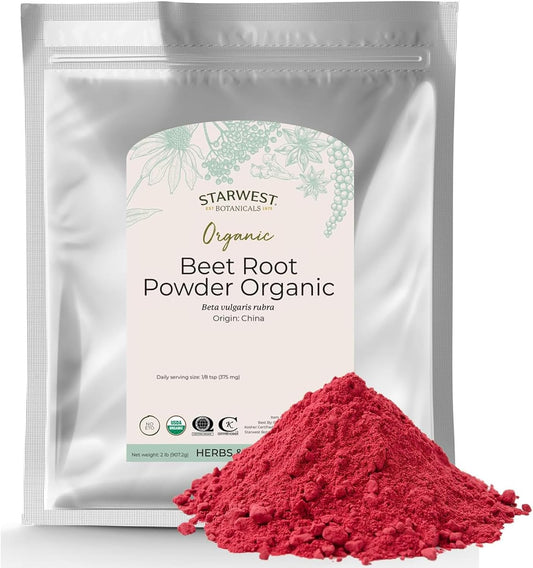 2lb Starwest Botanicals Organic Beet Root Powder - USDA Certified Organic