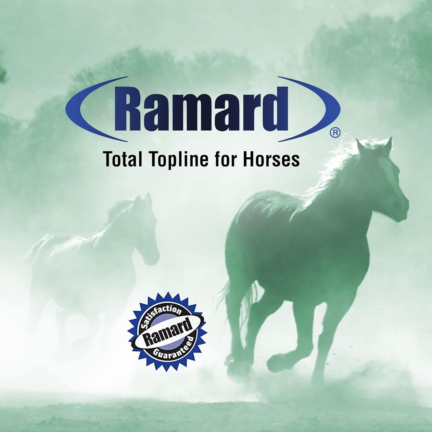 2lb Tub of Ramard Total Topline Powder Horse Supplement for Muscle Recovery & Growth - Protein & Amino Energy for Foals and Horses