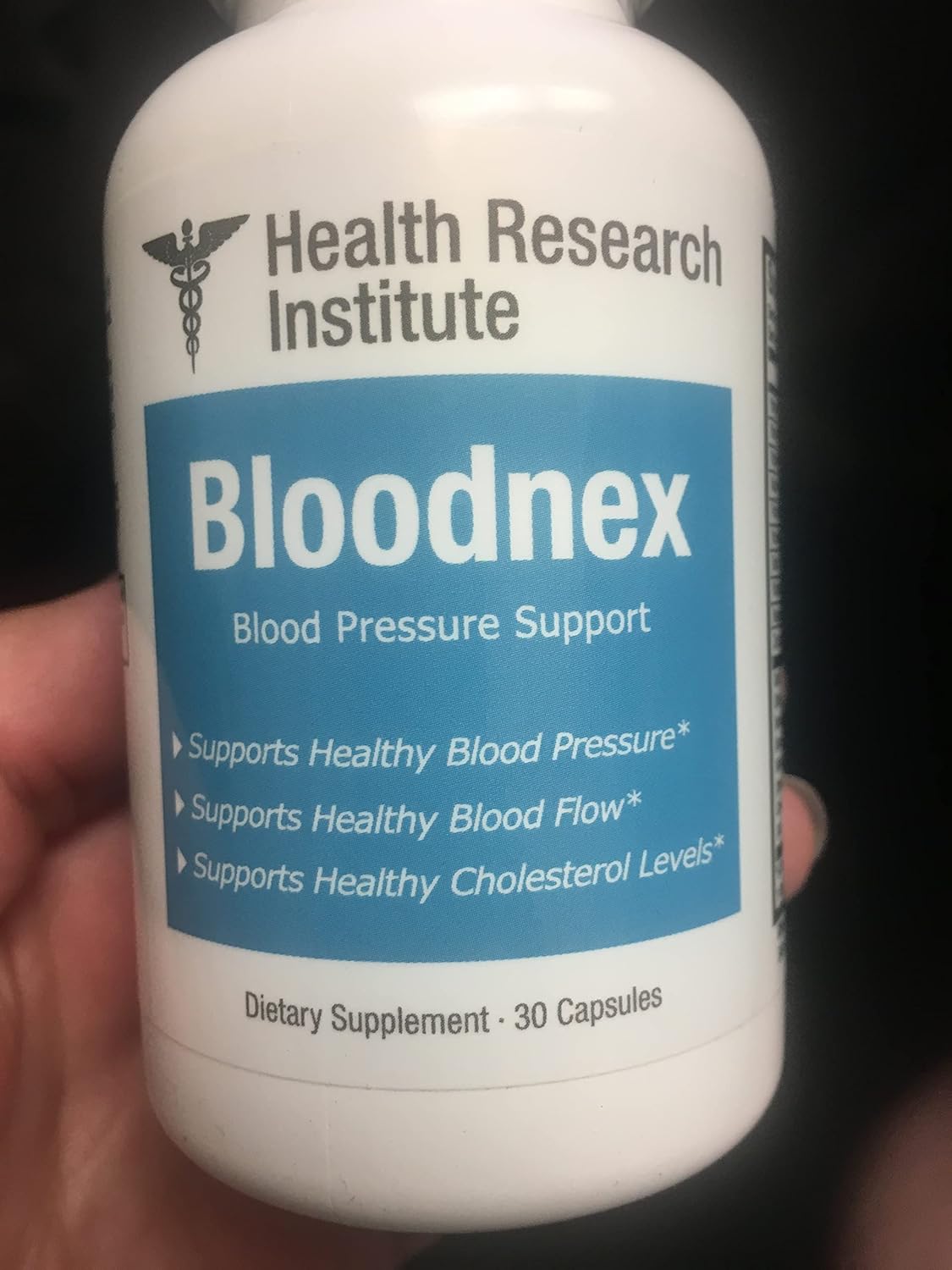 3 Bottles of Natural Blood Pressure Support Supplement - Bloodnex Formula with Balanced Ingredients