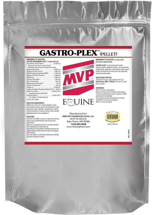 3 lb Med-Vet Pharmaceuticals Gastro-Plex for Gut & Hindgut Digestion in Horses