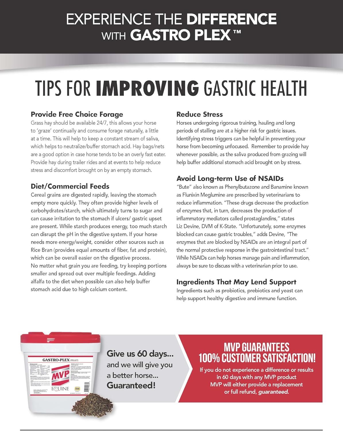 3 lb Med-Vet Pharmaceuticals Gastro-Plex for Gut & Hindgut Digestion in Horses