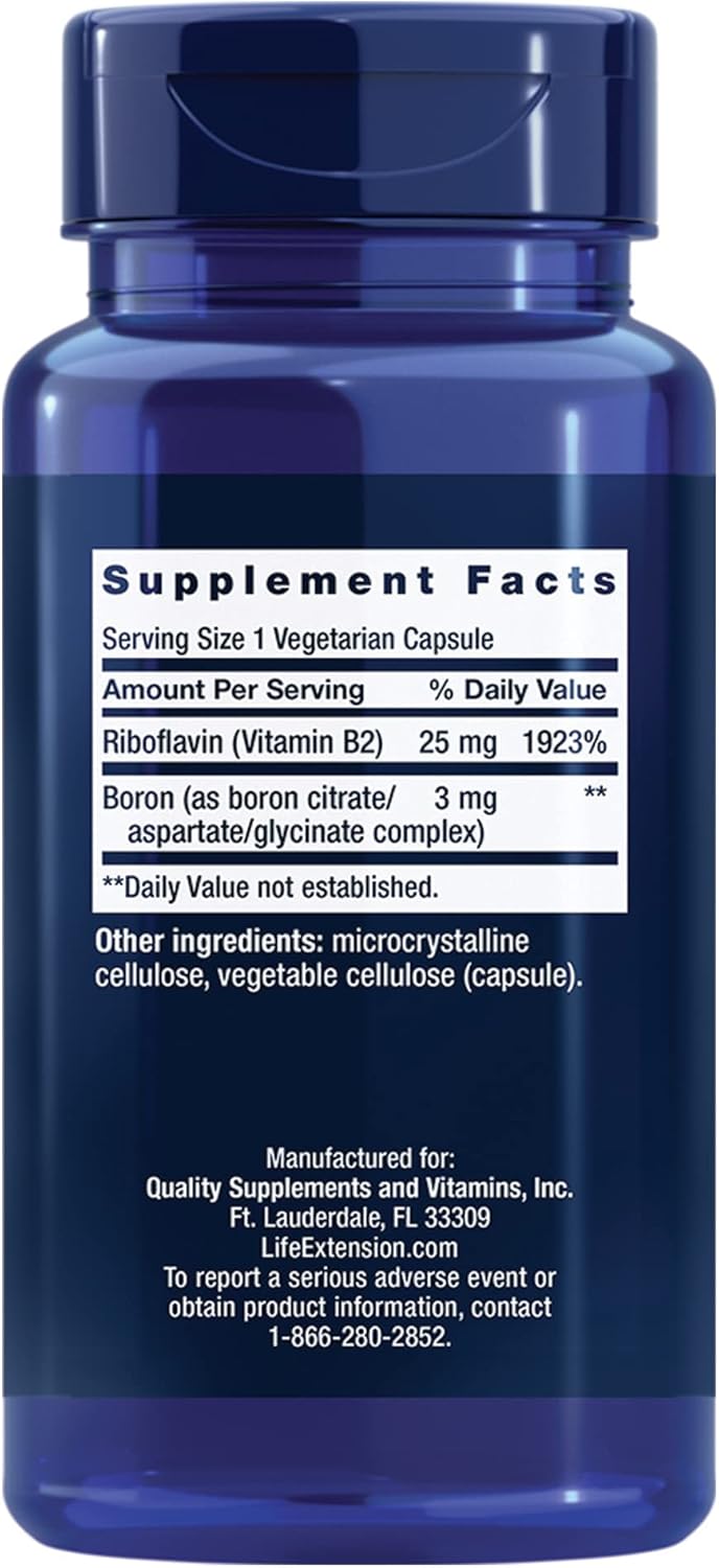 3-Month Supply Life Extension Super K Vitamin K1, K2 MK-7, MK-4, Vitamin C, Boron 3 Mg Capsules - Bone & Heart Health
