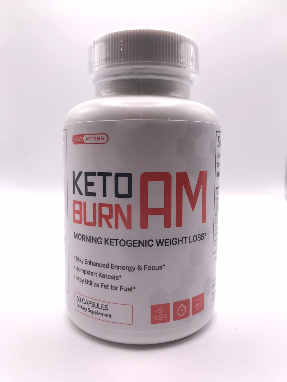 3-Month Supply of Nutra City Keto Burn AM Morning Ketogenic Weight Management Pills - 180 Capsules for Men and Women