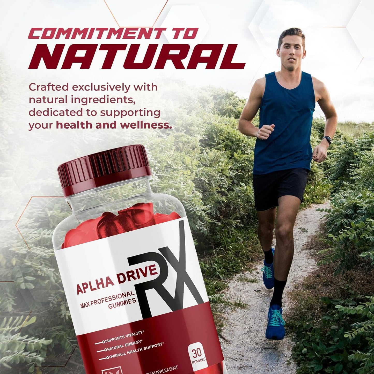 3 Pack Alpha DriveRX Gummies - 90 Gummies for 3 Months, Advanced Formula