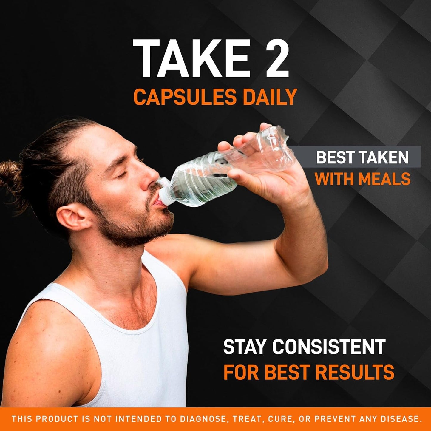 3 Pack Alpha Horse Supplement Capsules - All Natural Men's Vitamin Formula for 3 Month Support