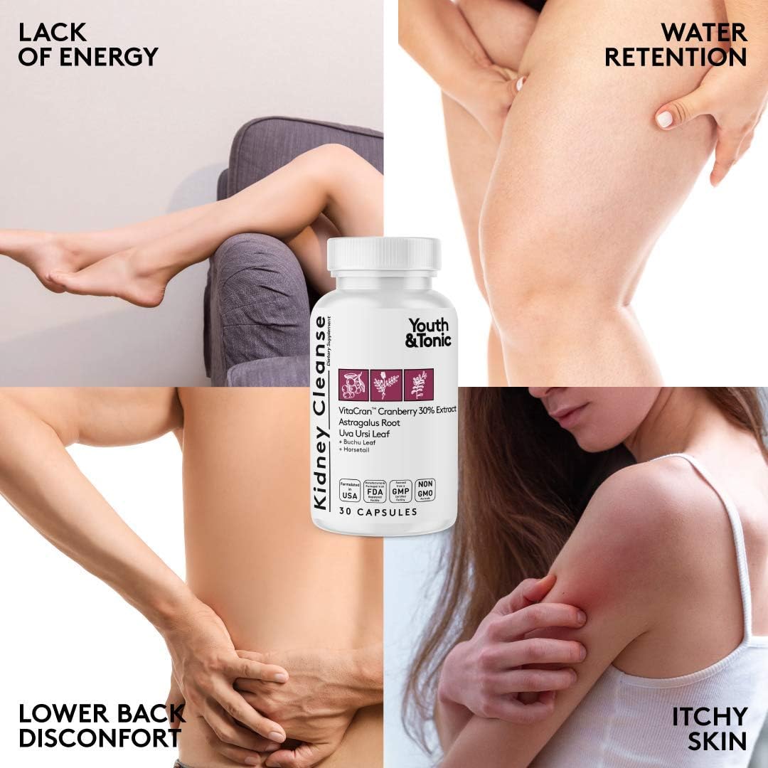 3-Pack Bundle: Youth & Tonic Whole Body Cleanse - 15 Day Colon Cleanser, System Alkalizing, Detox Matrix, Kidney Cleanse - Promotes Urinary Tract & Bladder Health