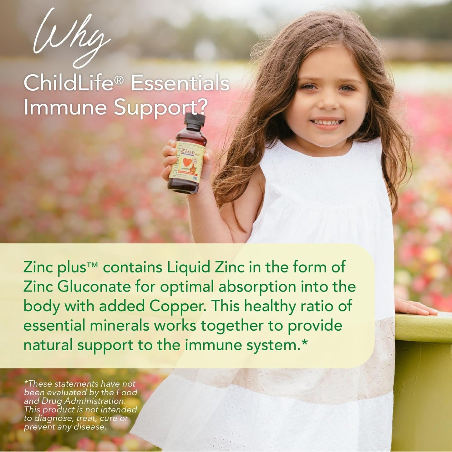 3-Pack ChildLife Essentials Immune Support Bundle - Liquid Vitamin C, First Defense, Zinc - Boosts Immunity for Infants, Toddlers, Kids