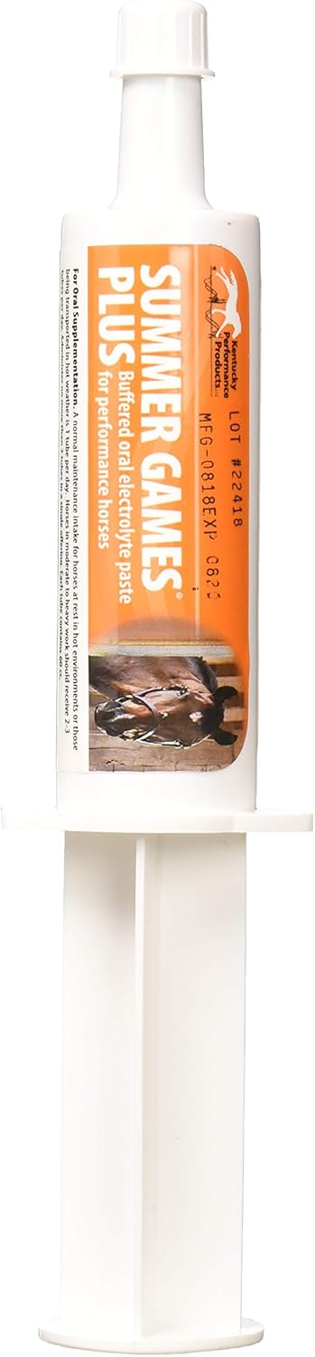 3 Pack Electrolyte Paste for Horses - 60cc Summer Games Plus Electrolyte Supplement