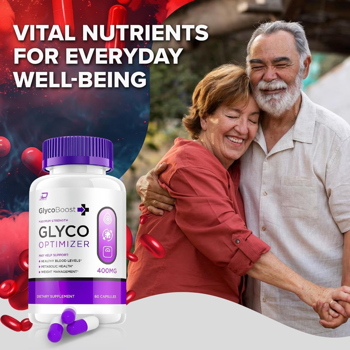 3 Pack Indelo Glyco Boost Capsules - All Natural Maximum Strength Glyco Optimizer Supplement for Healthy Levels - 180 Capsules