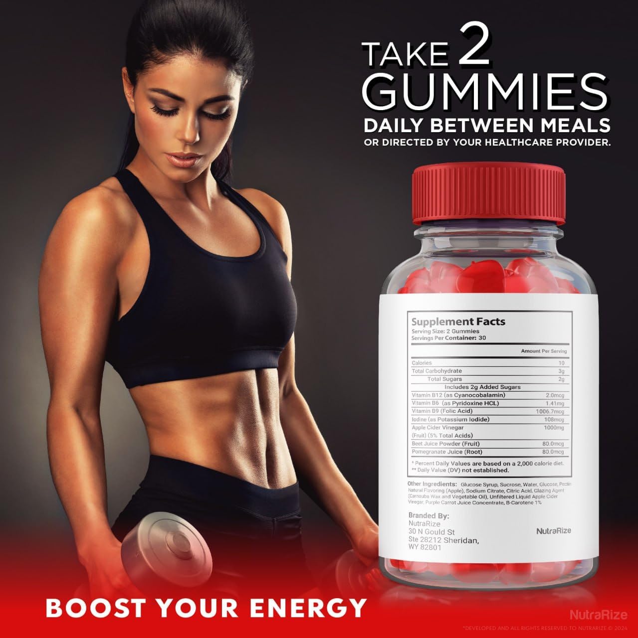 3 Pack Keto Rush Keto ACV Gummies for Slimming Formula Support - Maximum Strength Supplement - 180 Gummies