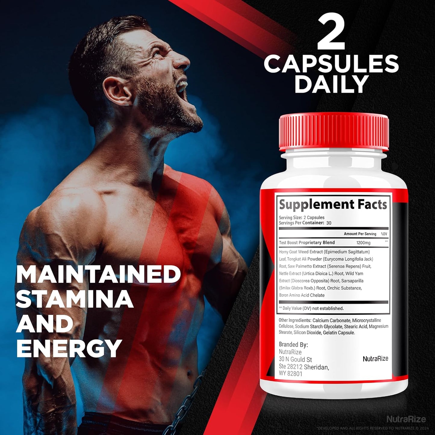 3 Pack NutraRize Endureon Pills - All Natural Formula for Confidence, Energy, Health, and Stamina - Official Support Reviews - 180 Capsules