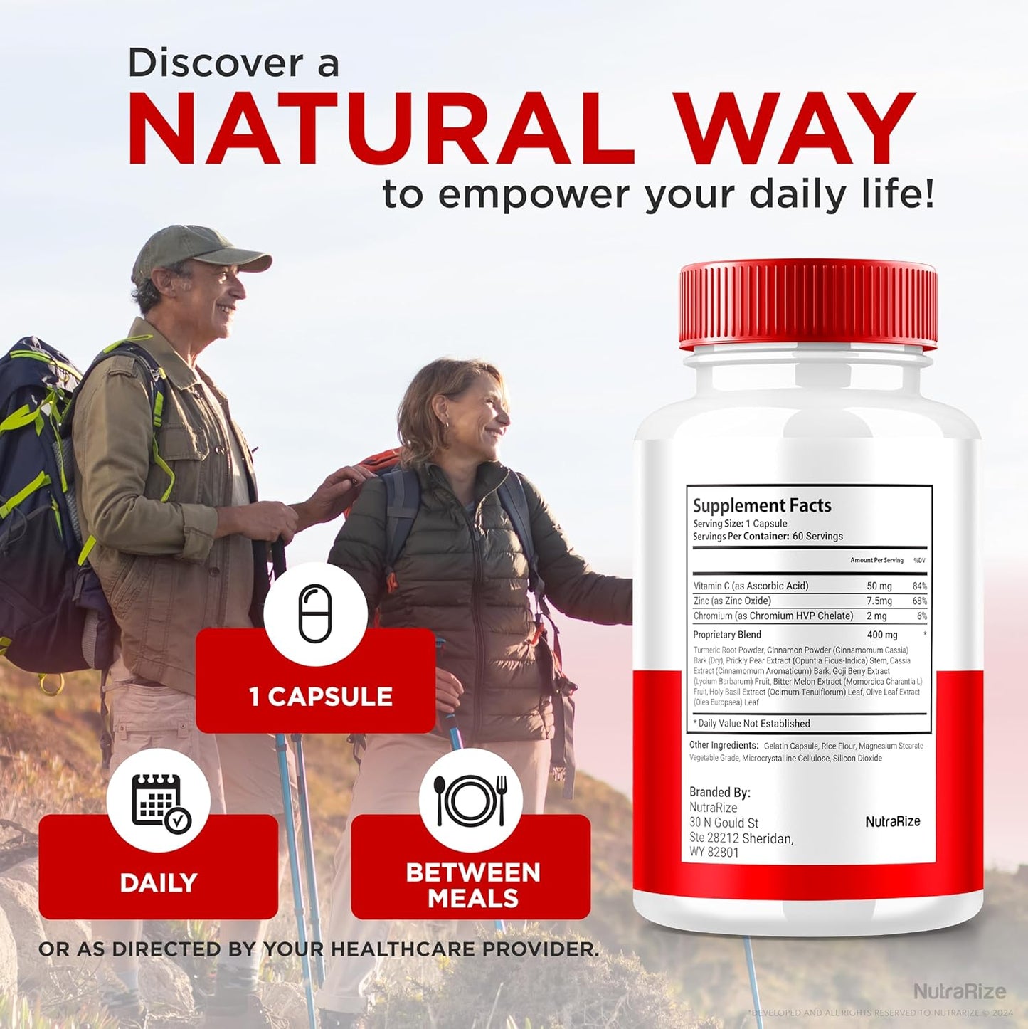 3 Pack NutraRize Glynovax Pills - Glycogen Support Formula, Natural Supplement for Stable Levels - Official Glyno Vax Reviews (180 Capsules)