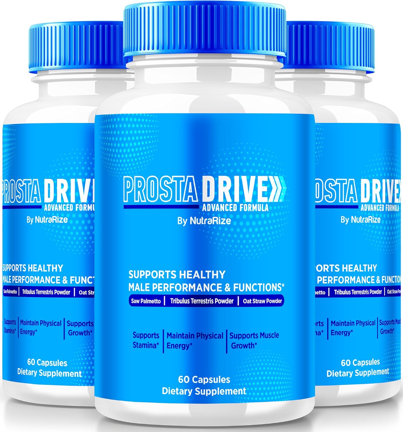 3 Pack NutraRize ProstaDrive Capsules - Official Prostate Drive Supplement for Prostate Health, Natural Formula for Energy & Well-Being, 180 Capsules