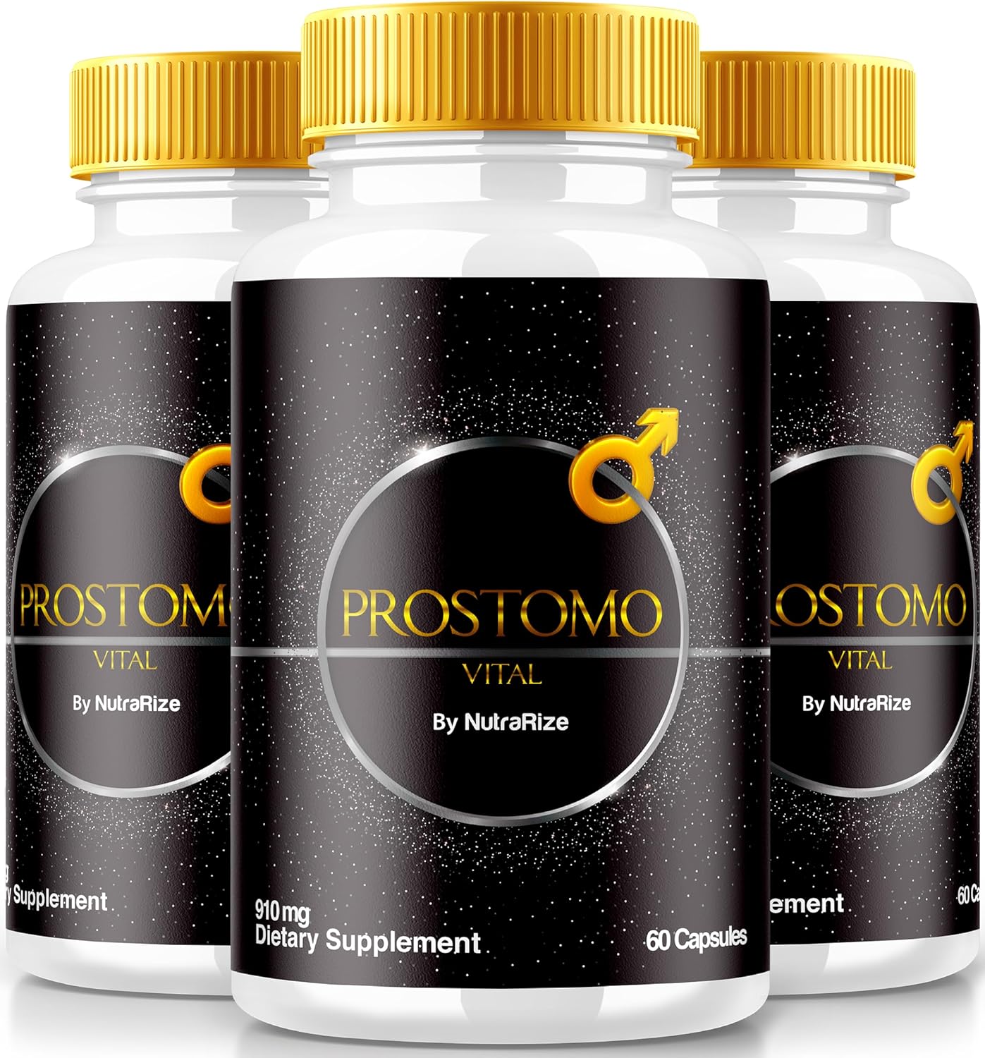 3 Pack NutraRize Prostomo Capsules: Official Formula for Prostate Health, Natural Supplement for Wellness, Premium Pros Tomo Pills (180 Capsules)