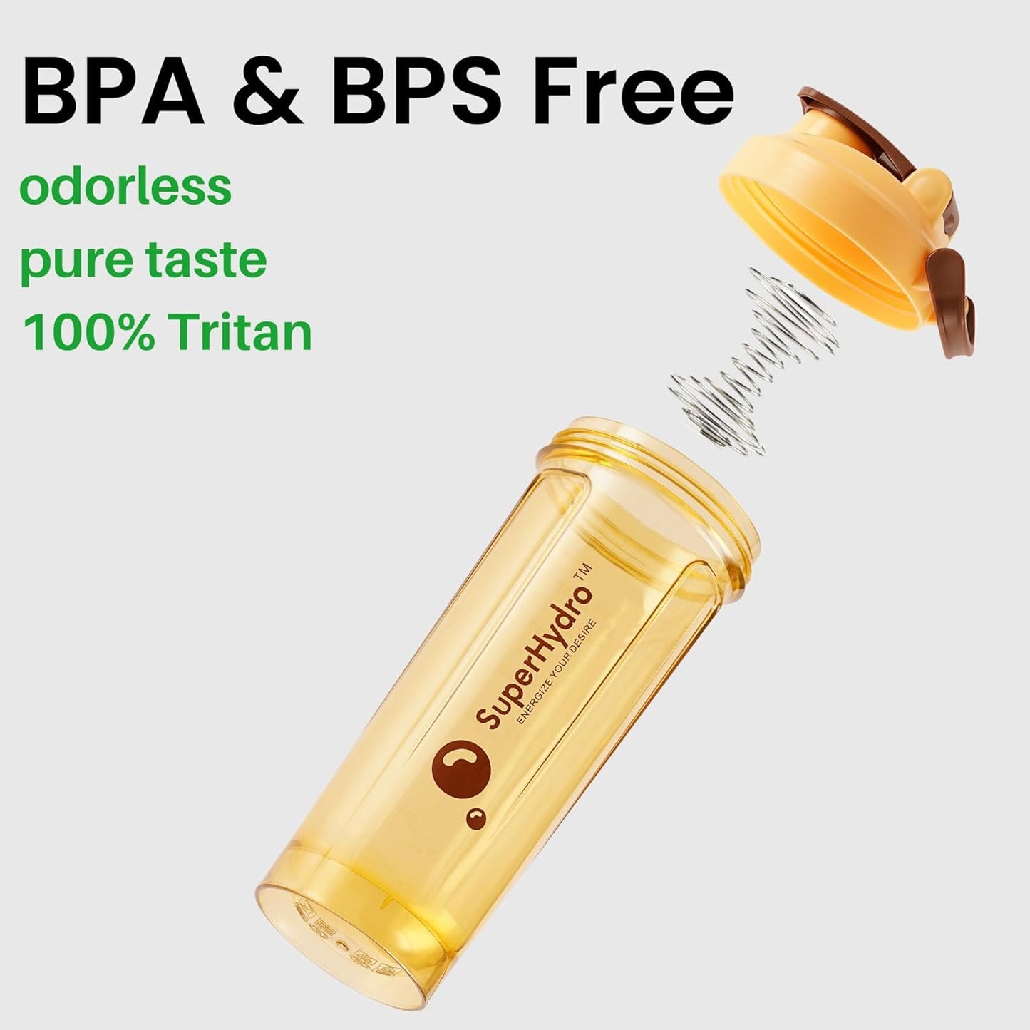 3 Pack of 24oz BPA-Free Protein Shaker Bottles - Leak Proof, Durable, Eco-Tritan, Ideal for Travel & Fitness - Men & Women - Lemon Lavender, Rosy Bloom, Frosted Mint