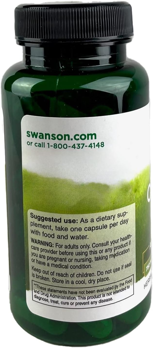 3 Pack of Swanson Olive Leaf Extract Capsules - 60 Capsules, 750mg Each, 20% Oleuropein