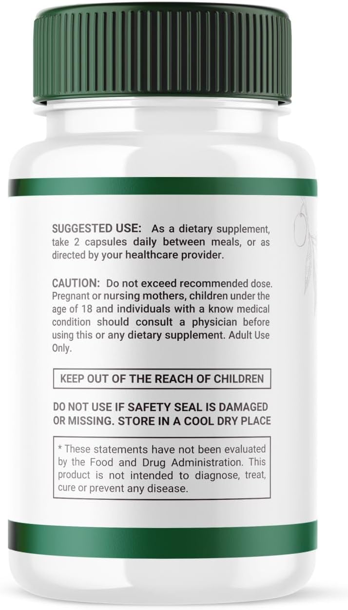 3 Pack Olivine Slimming Formula Supplement - Superfood Capsules for Total Body Wellness & Leaner Physique - 180 Capsules