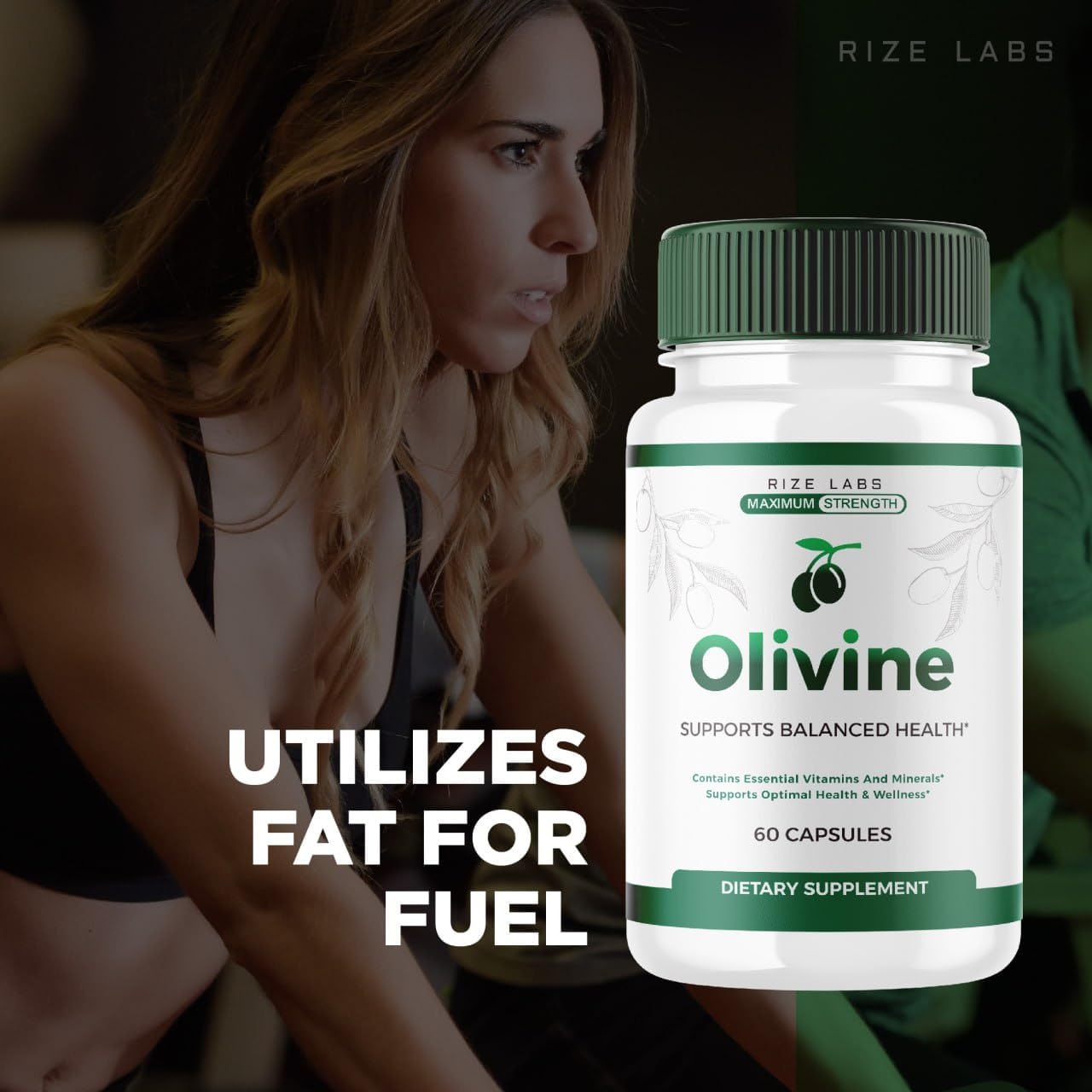 3 Pack Olivine Slimming Formula Supplement - Superfood Capsules for Total Body Wellness & Leaner Physique - 180 Capsules