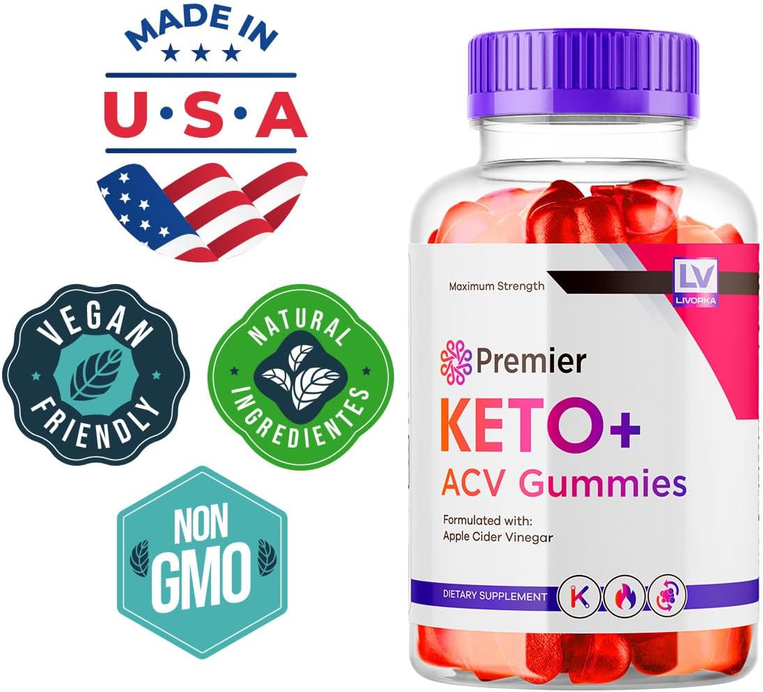 3 Pack Premier Keto Plus ACV Gummies for Weight Loss - Premier Keto Gummy Extreme Pack of 3 Months