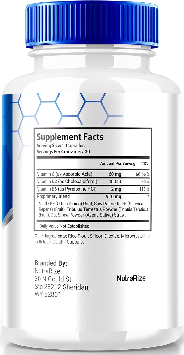3-Pack Prosta Clear Supplement for Prostate Health - Natural Capsules for Overall Wellness - 180 Pills - NutraRize ProstaClear Reviews