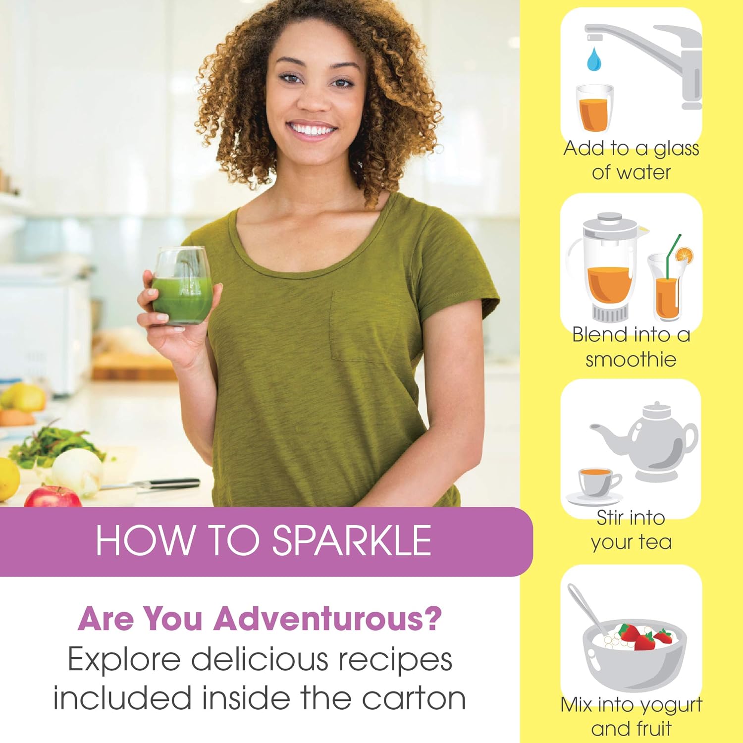 3-Pack Sparkle Wellness Skin Boost Plus (Mixed Berry) - Collagen Powder with VERISOL Peptides, Vitamin C, and Hyaluronic Acid for Improved Skin Elasticity