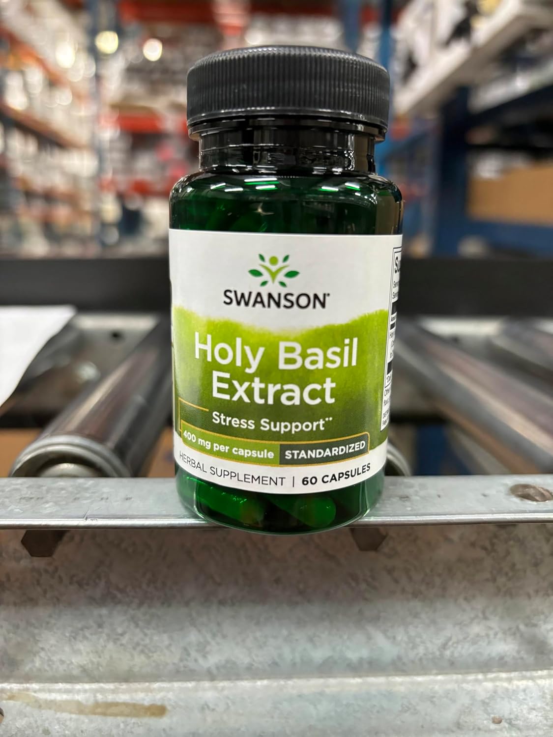 3-Pack Swanson Holy Basil Extract (Tulsi) 400mg Capsules for Stress Relief and Immune Support