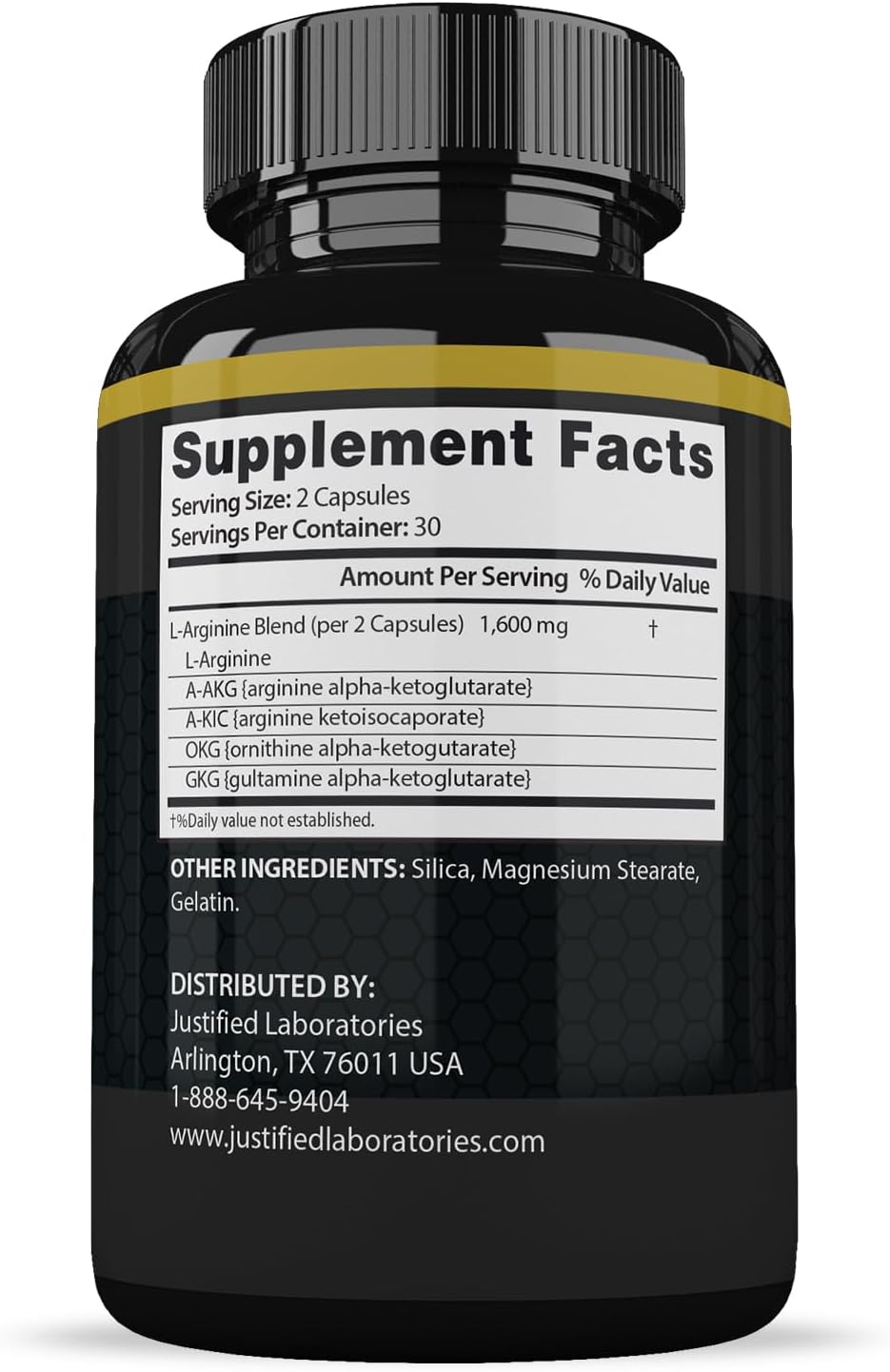 3-Pack Vigor Now Max 1600MG Advanced Men's Health Formula by Justified Laboratories - 180 Capsules