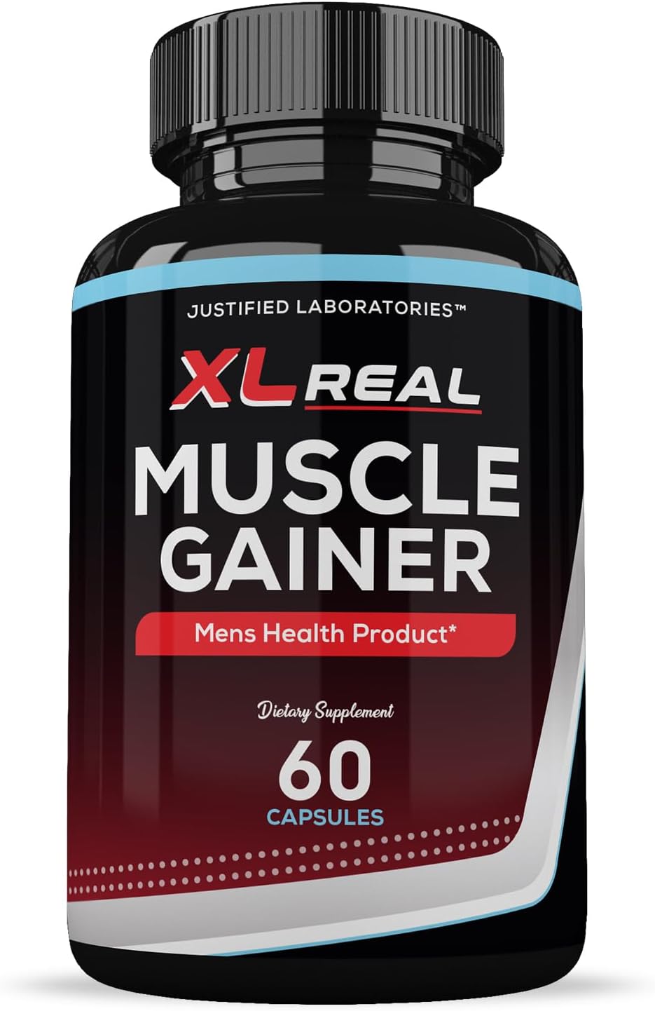 3 Pack XL Real Muscle Gainer Advanced Men's Health Formula - 180 Capsules by Justified Laboratories