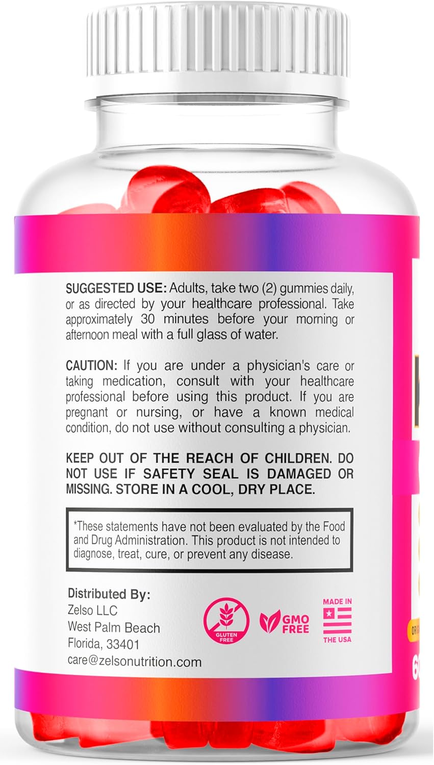 3 Pack ZELSO K3 Mineral Keto Gummies - Weight Loss & Fat Blocker Supplement for Men and Women - 180 Gummies for 3 Months Supply