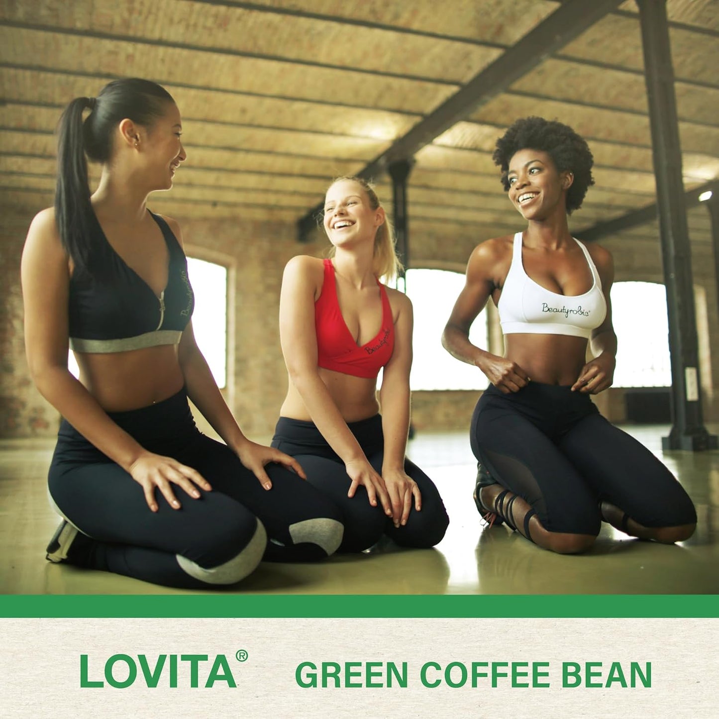 3 Packs of Lovita Green Coffee Bean Extract Capsules - Vegan-Friendly Antioxidant Supplement with 50% Chlorogenic Acid for High Potency - 180 Capsules Total