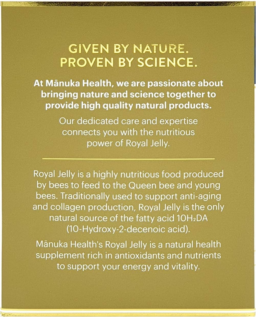 3 Packs of Manuka Health 10HDA Royal Jelly 1000mg Capsules - Pure New Zealand Royal Jelly for Immune System & Skin Health