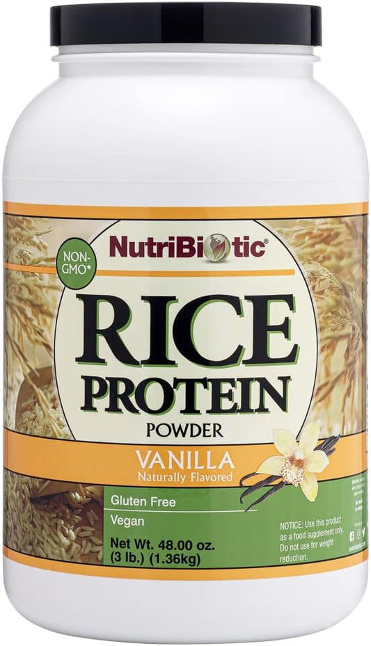 3 Pound Vanilla Nutribiotic Rice Protein Supplement