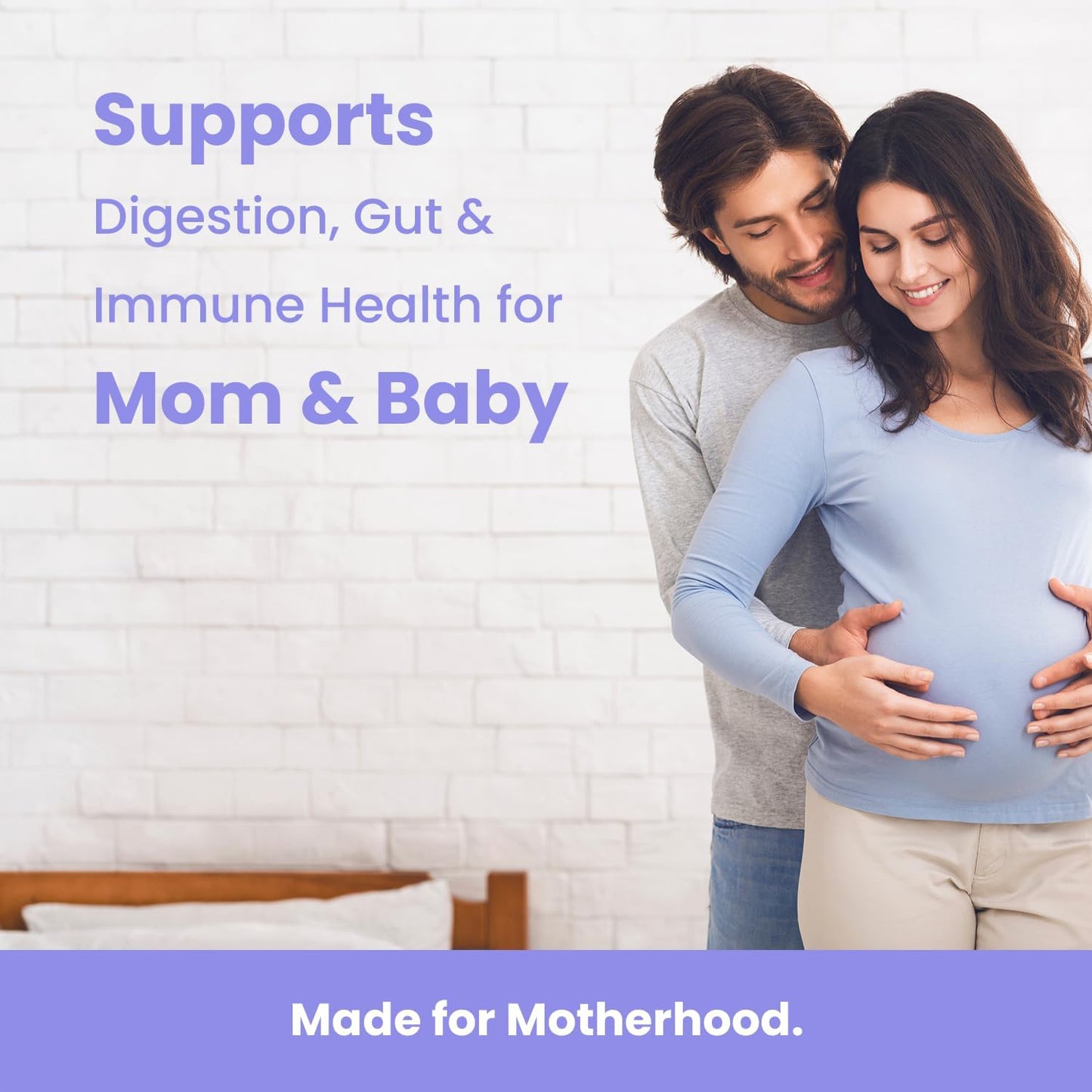 30 Billion CFU Prenatal Probiotics with 17 Strains for Women | Organic Prebiotics | Supports Digestive & Immune Health for Mom & Baby | Vegan | Pregnancy & Lactation Women's Probiotic