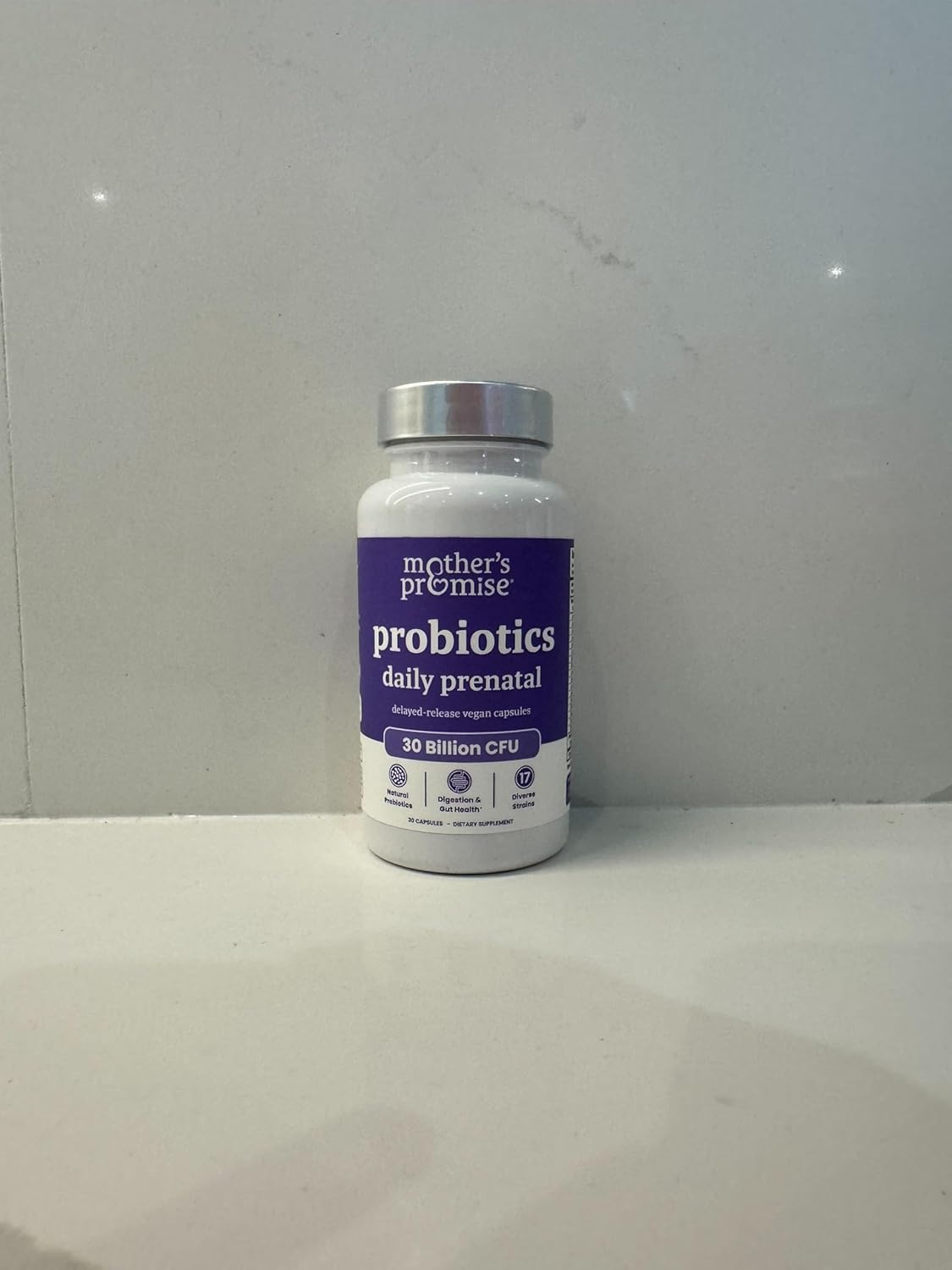 30 Billion CFU Prenatal Probiotics with 17 Strains for Women | Organic Prebiotics | Supports Digestive & Immune Health for Mom & Baby | Vegan | Pregnancy & Lactation Women's Probiotic