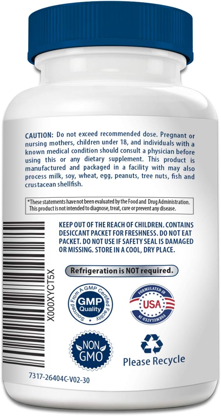 30 Billion Probiotic Veg Capsules for Digestive Health - Daily Probiotic Supplement for Men & Women - Boosts Immune System, Supports Stomach Health
