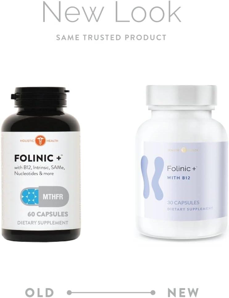 30 Capsules of Holistic Health Folinic Supplement for Overall Wellness