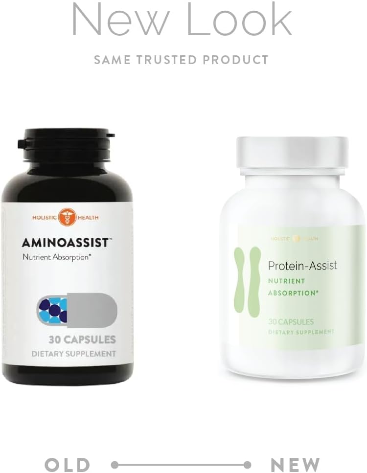 30 Capsules of Holistic Health Protein-Assist™ for Enhanced Nutrient Absorption