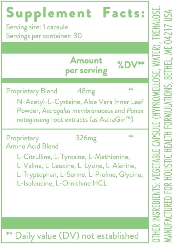 30 Capsules of Holistic Health Protein-Assist™ for Enhanced Nutrient Absorption